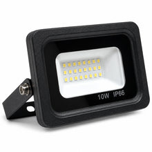 10W Black Integrated Outdoor LED Flood Light, IP66, 5000K Daylight