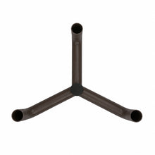 120 Degree Triple Bullhorn Tenon Adapter, 3-Head Pole Mount Bracket, Bronze