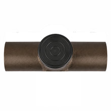 180 Degree Twin Spoke Pole Mount Tenon Adapter, Bronze, Fits 3 In. Poles