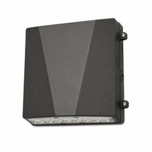 Top view of a 25 watt modern LED wall pack showing compact rectangular fixture design