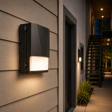 30W LED Wall Pack, Selectable 2700K/4000K/5000K, Bronze