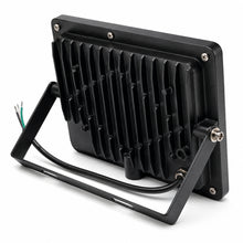 30W Black Integrated Outdoor LED Flood Light, IP66, 5000K Daylight