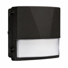 Side view of a 30 watt decorative LED wall pack for exterior building lighting