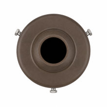 4 Inch Round Pole Tenon Adapter, 2-3/8 Inch Slip Fitter Mount, Dark Bronze
