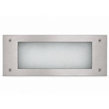 6W LED Horizontal Step Light, 2700K/4000K/5000K Selectable CCT, Stainless Steel Trim