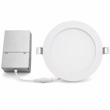 7 Inch Canless LED Recessed Downlight, Selectable CCT, Ultra Slim Wafer Ceiling Light