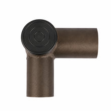 90 Degree Twin Spoke Pole Mount Tenon Adapter, Bronze, Fits 3 In. Poles