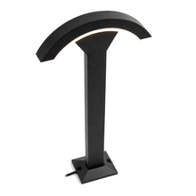 21 in. Black LED Bollard Light, 12W, 1200 Lumens, Selectable 2700K/4000K/5000K