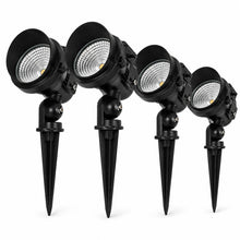 4 Pack view of a bullet LED light showing mounting base and housing connection point