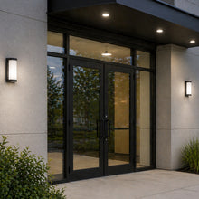 7W LED Wall Sconce Light, Outdoor/Indoor, Dimmable, Selectable CCT 2700K/4000K/5000K, Black