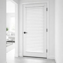24″ W x 84″ H Cordless Faux Wood Door Blinds, 2″ Slats, White