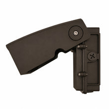 12W Adjustable Full Cutoff LED Wall Pack, Selectable 2700K/4000K/5000K, Bronze