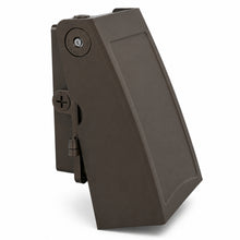100W Adjustable Full Cutoff LED Wall Pack, Selectable 2700K/4000K/5000K, Bronze