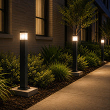 12W LED Landscape Bollard Light, 1200 Lumens, Selectable 2700K/4000K/5000K, Black
