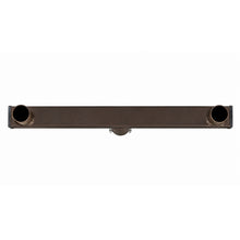2-Head Crossarm Tenon Adapter, 180 Degree Bullhorn Pole Mount, Bronze