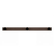 3-Head Crossarm Tenon Adapter, Triple Linear Bullhorn Pole Mount, Bronze