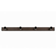 4-Head Crossarm Tenon Adapter, Quad Linear Bullhorn Pole Mount, Bronze