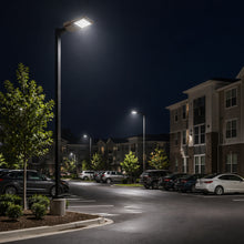 100W LED Parking Lot Light, Adjustable Watts, Selectable CCT 2700K/4000K/5000K