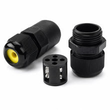 4-Pack IP68 Waterproof Electrical Connectors, M20 2 Pin 3 Pin 4 Pin