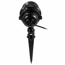 Back view of a bullet LED light showing mounting base and housing connection point