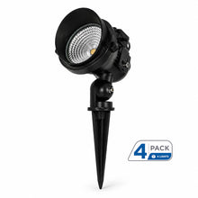 Side view of a bullet LED light showing compact directional lighting design for outdoor use