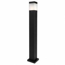 Side view of a GBL12WS outdoor bollard light showing slim modern post design for exterior lighting
