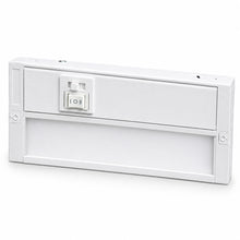 Front view of an under cabinet LED light for kitchen and workspace lighting applications